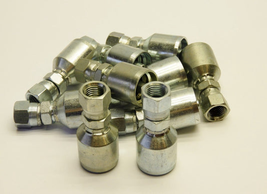 (Lot of 10) Hydraulic Fitting 7/16-20 JIC Straight, 5/8" Hose Coupling New
