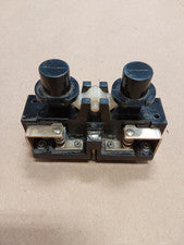 Hubbell 28318-008 2 Pushbutton Switch Insert  USED