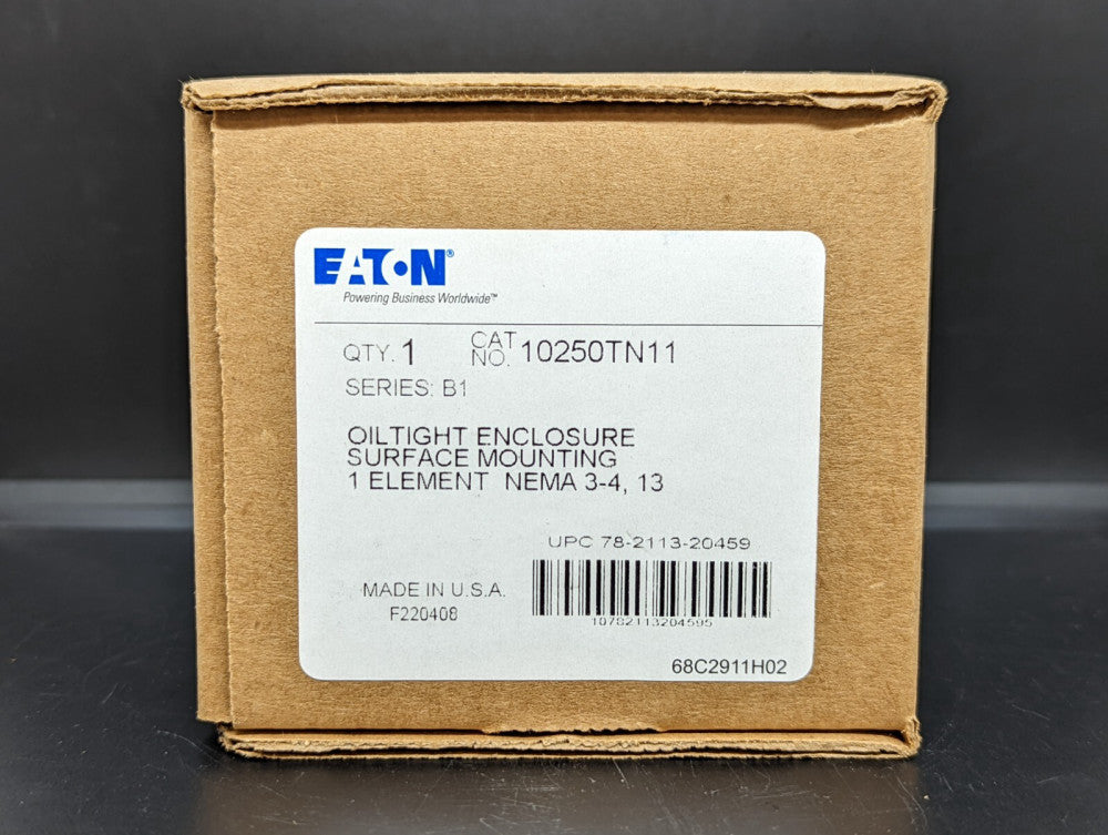 Eaton 10250TN11 Oiltight Enclosure Nema 3-4, 13 NEW IN BOX