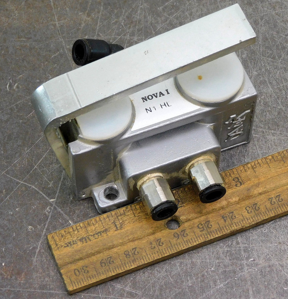 Mead NOVA 1 N1-HL Pneumatic Directional Control Valve w/ Hand Lever 5 Port 2 Pos