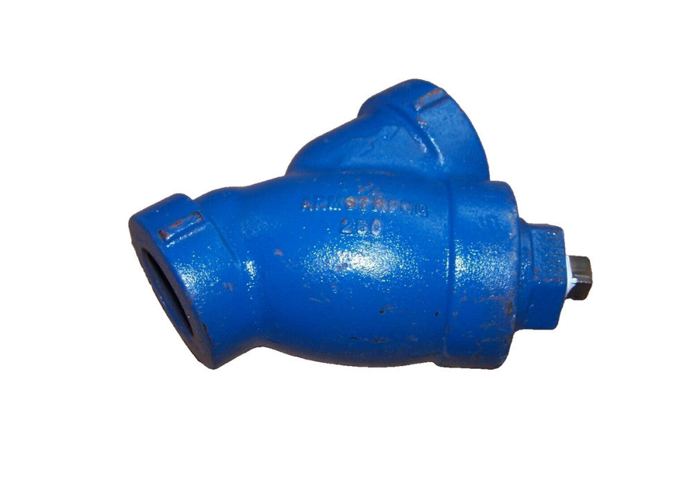 NEW ARMSTRONG 1 1/4" CAST IRON WYE Y STRAINER 250# 