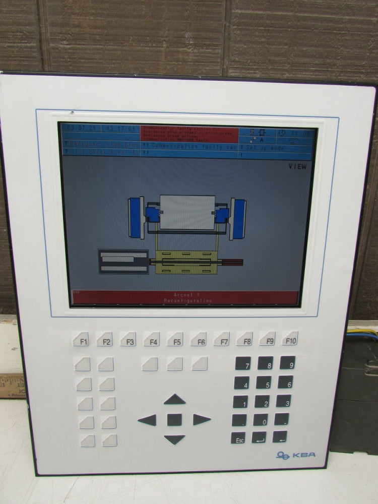 B&R AUTOMATION OPERATOR INTERFACE PANEL 5D5500.06 WITH CONTROLLER 5C5001.01 NICE