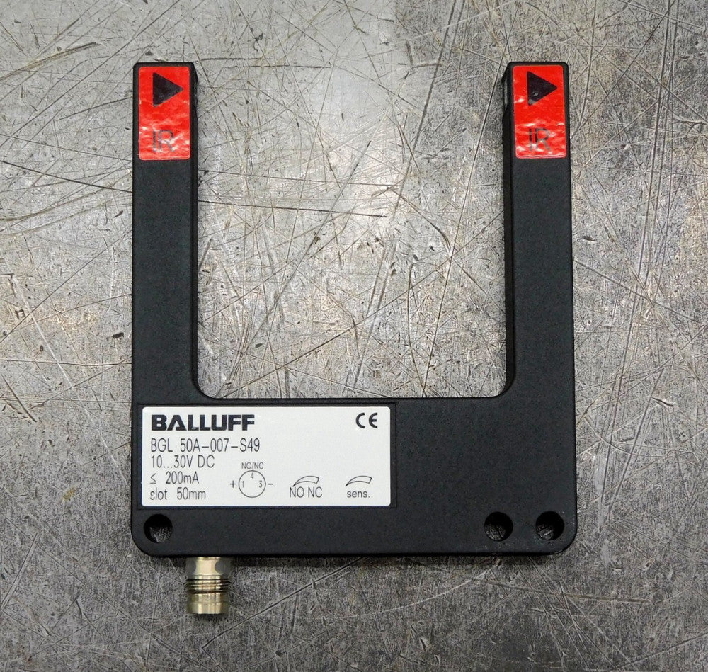 Balluff BGL 50A-007-S49 Photoelectric Fork & Angle Sensor 30V DC BGL001T