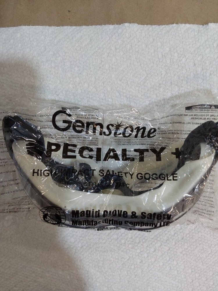GEMSTONE Specialty+ High Impact Safety Goggle with TPR Face Seal STYLE G472AFC