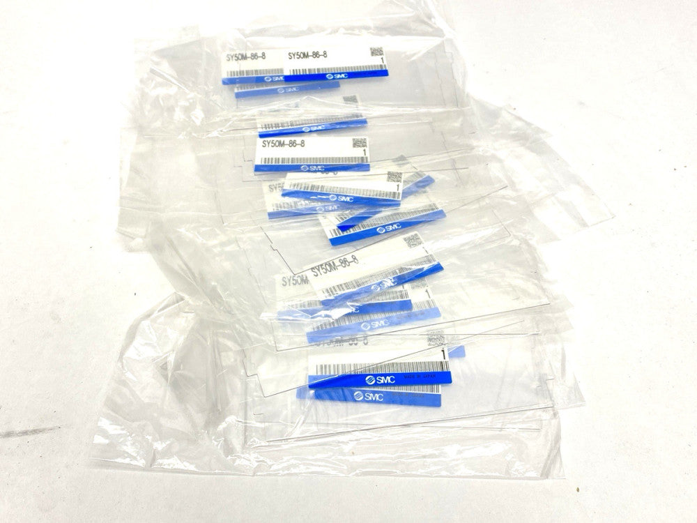 SMC SY50M-86-8 Name Plate LOT OF 15