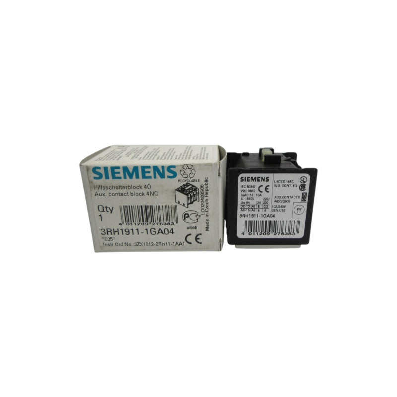 SIEMENS 3RH1911-1GA04 NSMP