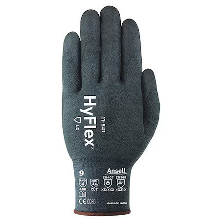 Ansell 11-541Vp Cut Resistant Gloves, Cut Level A4 ,Foam Nitrile ,Palm Coated