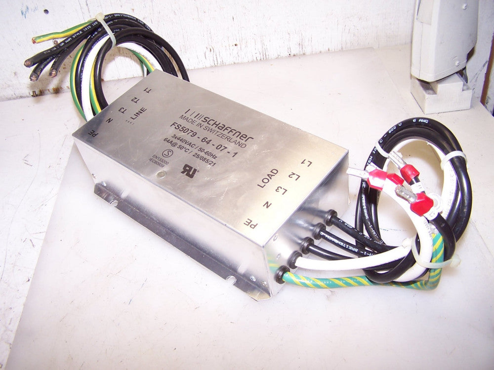 SCHAFFNER 3X440 VAC LINE FILTER  FS5079-64-07-1  