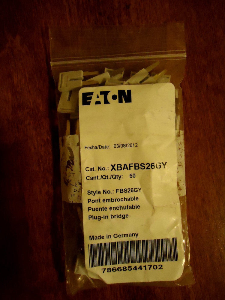 Eaton # XBAFBS26GY ***Lot of 50*** (NEW)