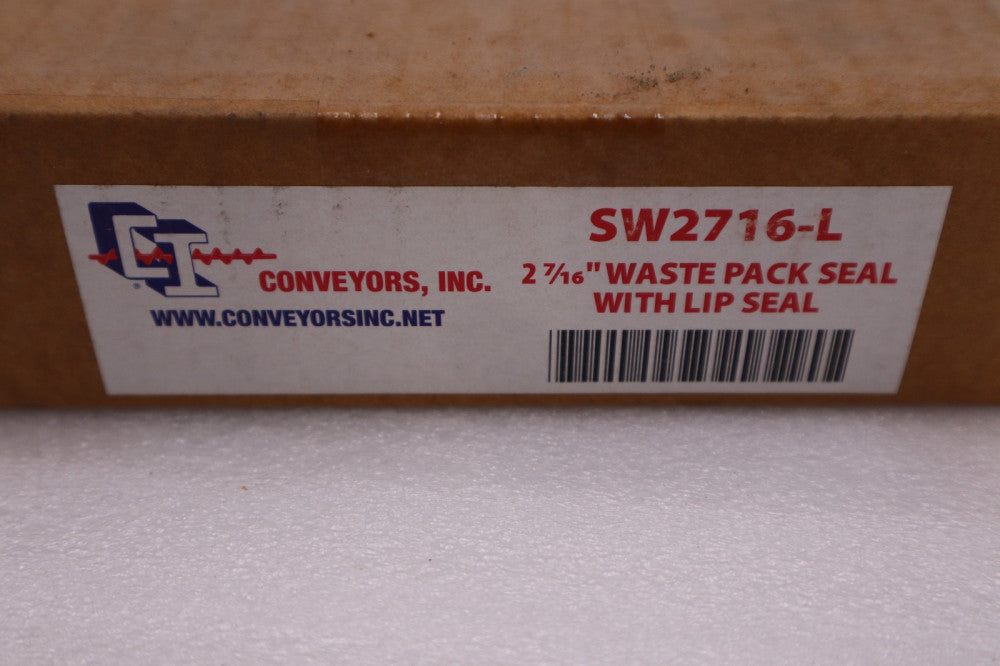 Conveyors Incorporated SW2716-L 2 7/16 WASTE PACK SEAL W/LIPSEAL STOCK H1192