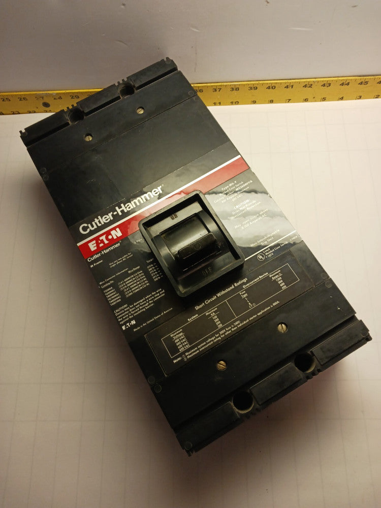 EATON CUTLER HAMMER 800 AMP MOLDED CASE SWITCH 600 VAC 3 POLE  MS36080YA
