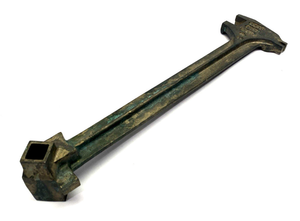 Ampco W58S Non-Sparking Drum Plug/Bung Wrench, Aluminum Bronze, 15" Length