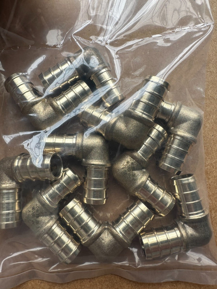 Zpex HA c UPC F1807-NSF-1422 90° Elbow 1/2" Brass (Lot of 10) New Fast Ship