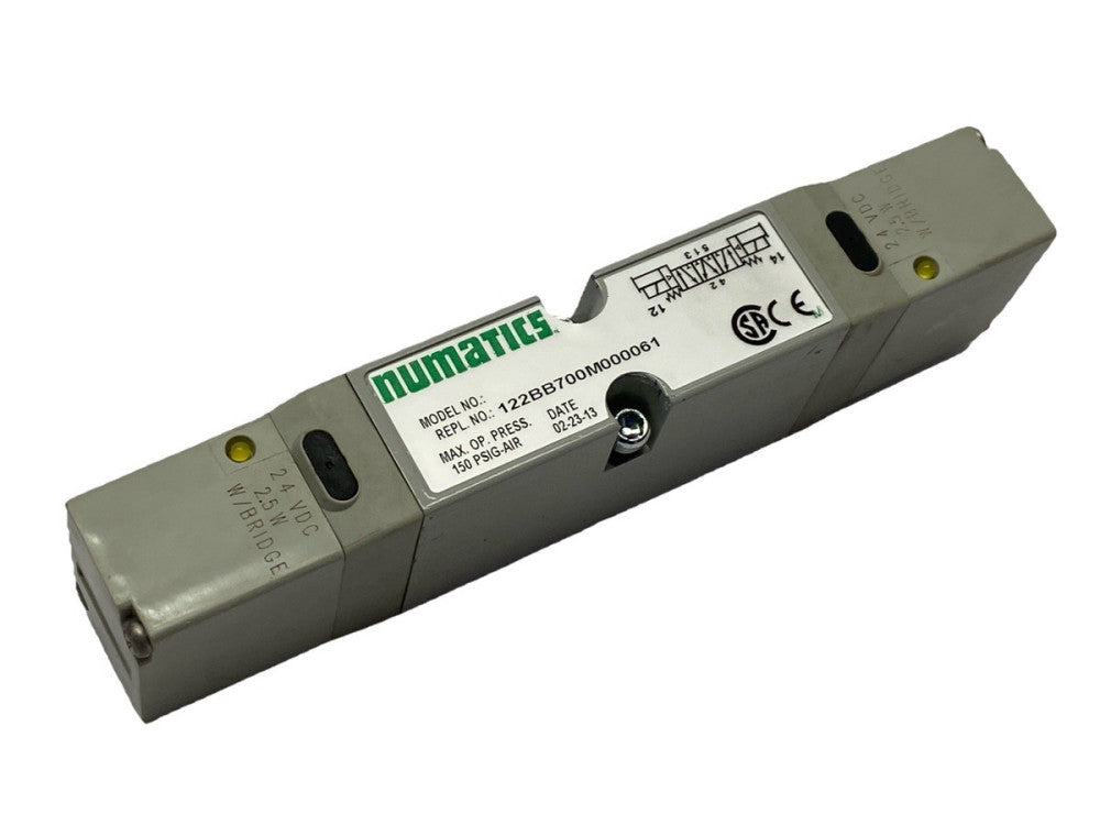 Numatics 122BB700M000061 Solenoid Pneumatic Valve 24VDC