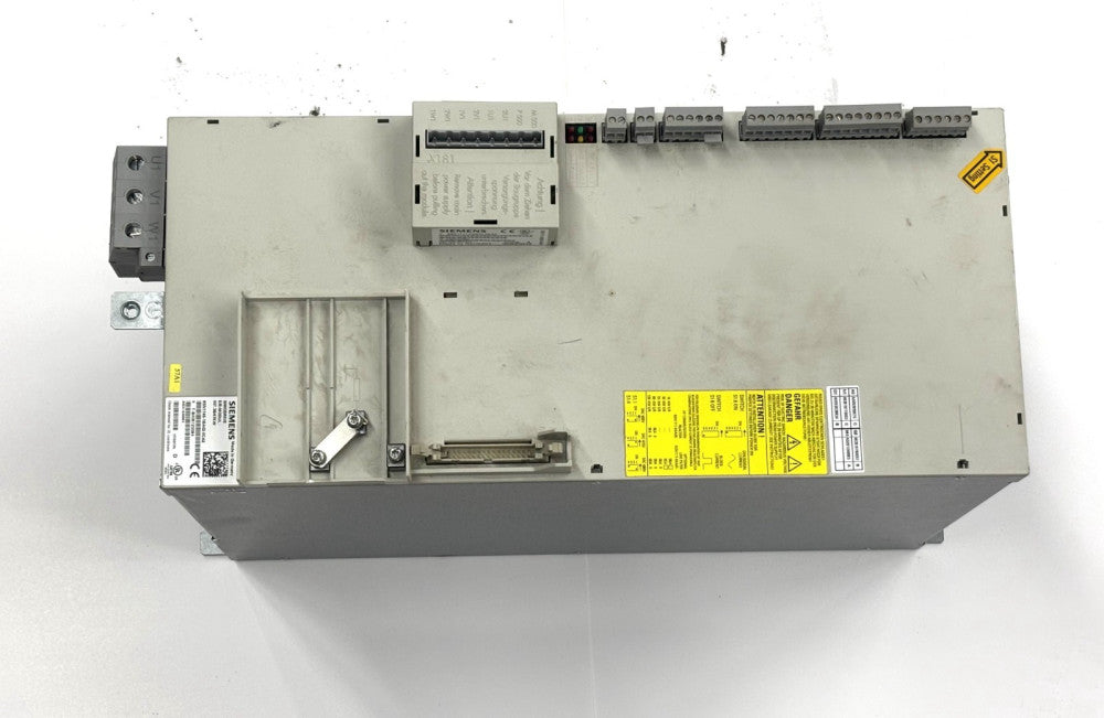 SIEMENS 6SN1145-1BA02-0CA2 INFEED MODULE, CLOSED LOOP CONTROL W/ INTERAL COOLING