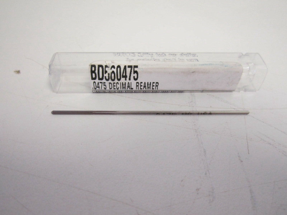 Rapidkut (BD560475) HSS .0475" x 1/2" x 2-1/2" OAL Chucking Reamer