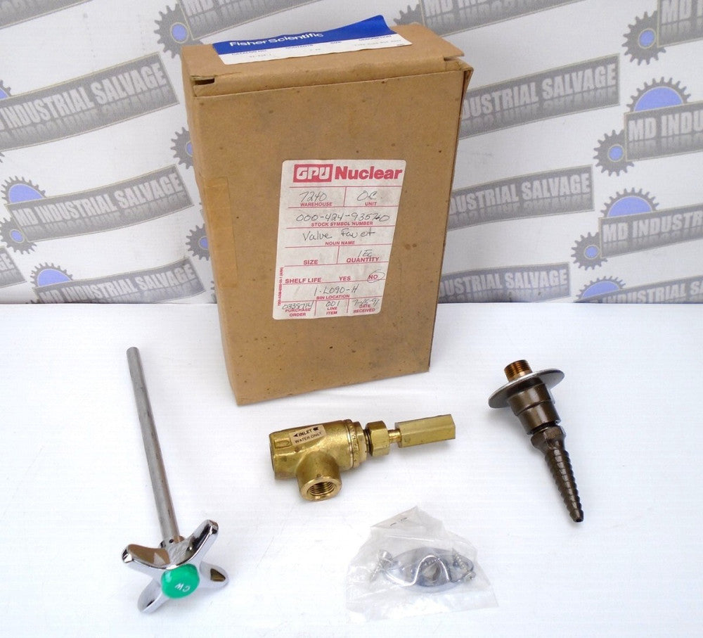 Fisher Scientific - 91-424 - Cold Water, FAUCET VALVE - FUSE HOOD ROD ASSY (NEW)