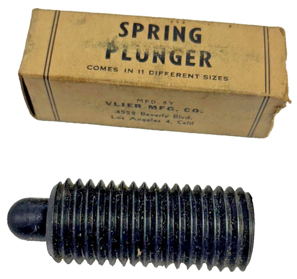 VLIER THREADED SPRING PLUNGER THREAD SIZE: 1"-8 S66 THREAD LENGTH 2.406"
