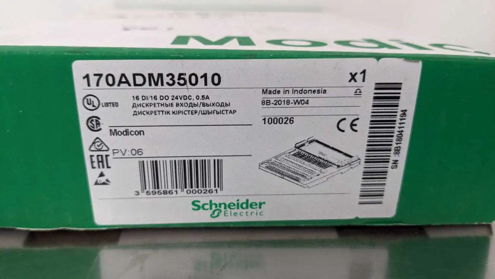 Schneider Electric 170ADM35010 Discrete I/O Module 16 I/O Solid State Modicon Mo