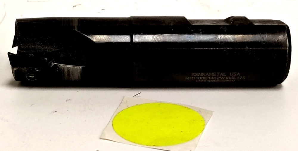 KENNAMETAL INDEXABLE ENDMILL CUTTER 2 FLUTEM1D100E1402W100L175