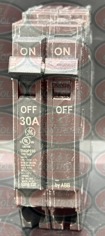 GE THQP230 2 POLE 120/240V AC 10K 30A Circuit Breaker New USA Stock