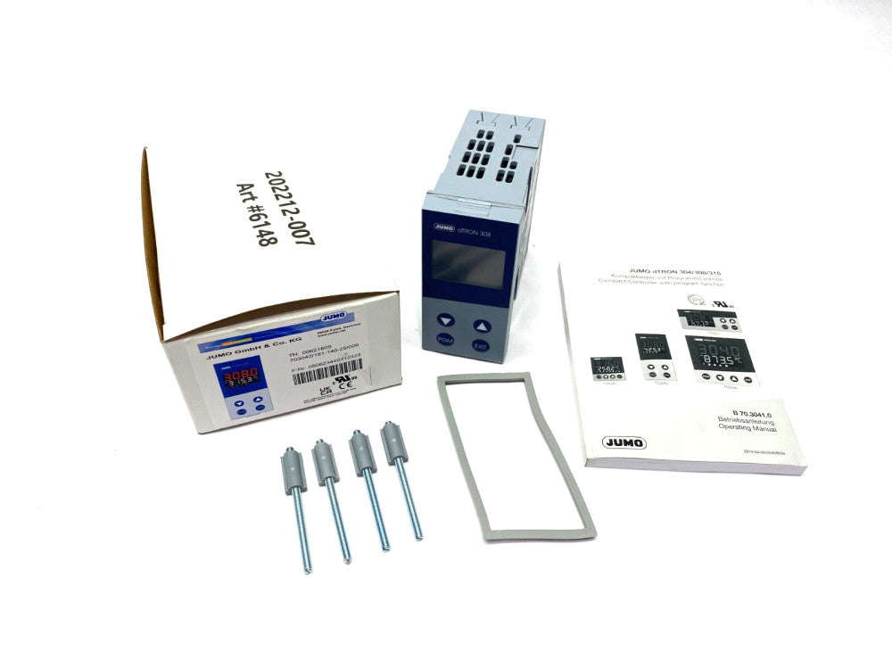 JUMO 703042/181-140-25/000 dTRON Compact Controller 2-Logic Inputs 308H