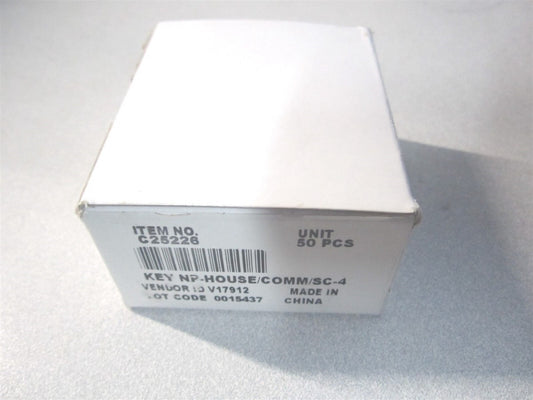 (BD-C25226) Nickel Schlage Nickel Key Blank - Pack of 50