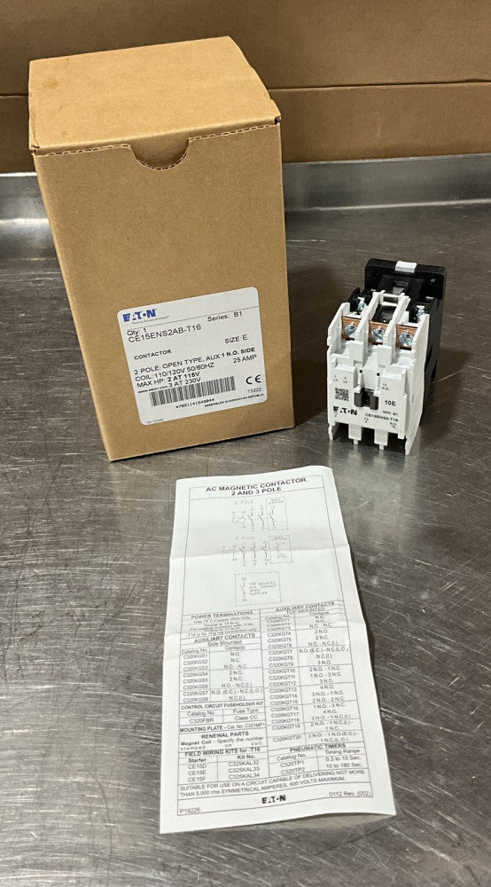 Eaton NSB CE15ENS2AB-T16 NEMA and IEC Contactors EA