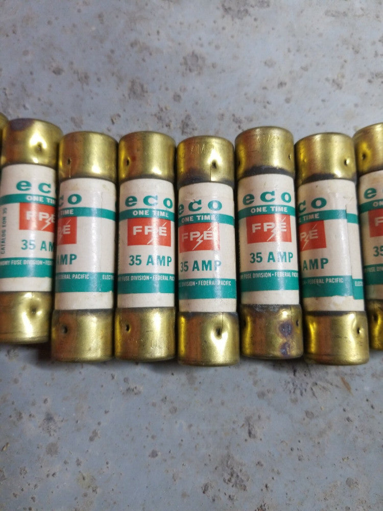 NEW OLD STOCK ECONOMY ECO ONE TIME 35AMP FUSE EON 35