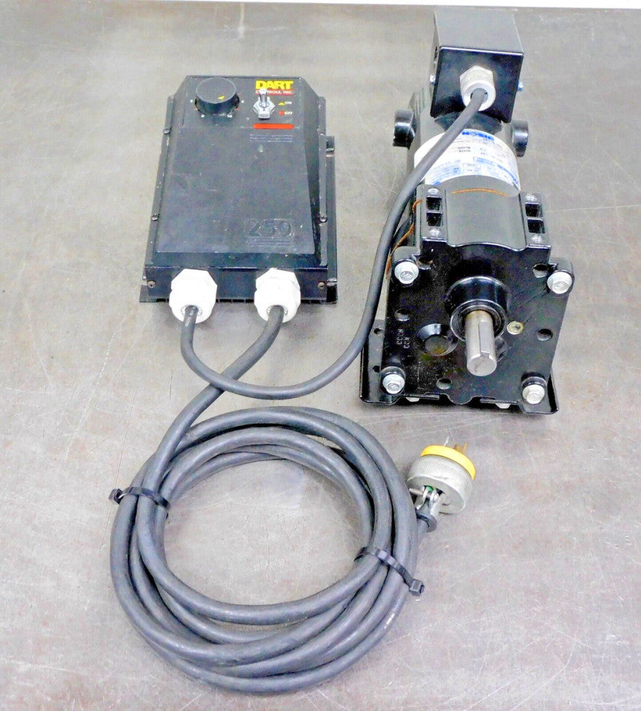 Bison 32-999-2904-003 Gear Motor 1/8HP 90VDC 30 RPM 1.4A w/ Speed Control Unit