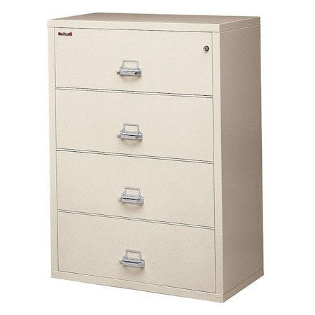Fireking 4-3122-Cpa 25-3/16" W 4 Drawer Fire-Resistant Lateral File Cabinet,