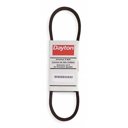 Dayton 4L720 4L720 Fhp V-Belt, 72 In Outside Length, 1/2 In Top Width, 5/16"