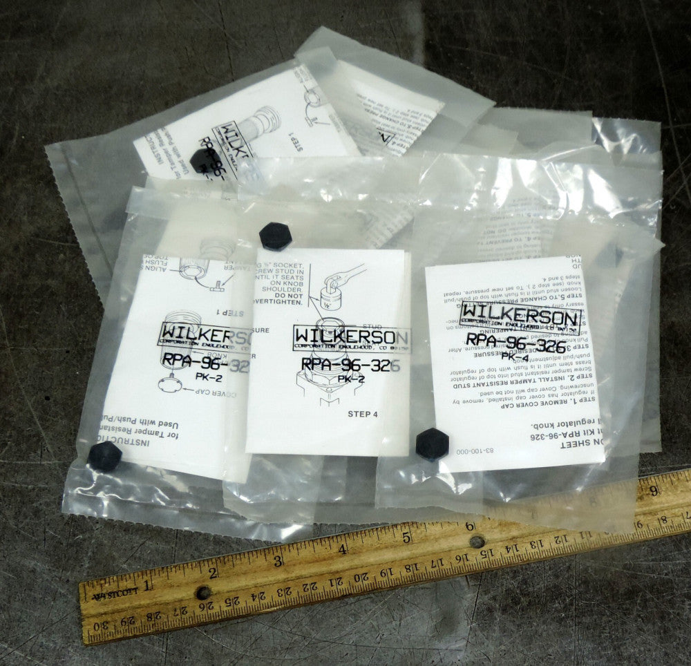 Wilkerson RPA-96-326 Tamper Resistant Kit Lot of Fifteen (15)