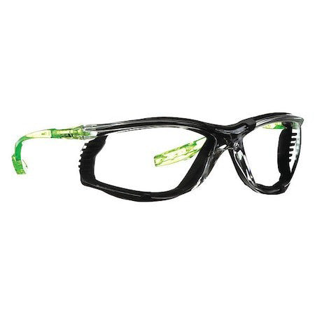 3M Sccs01sgaf-Grn-F Ccs, Safety Glasses Anti-Fog &  Anti-Scratch, Clear Lens,