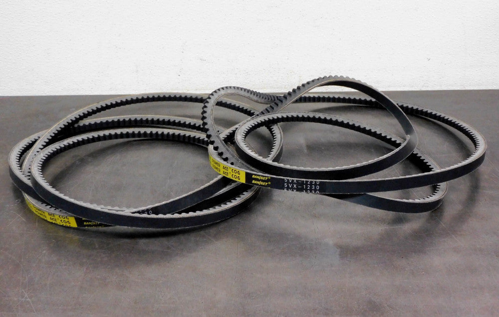 Bando - 5VX-1230 Ban/Set Power Ace Cogged Wedge V-Belt Matched Set of Two (2)