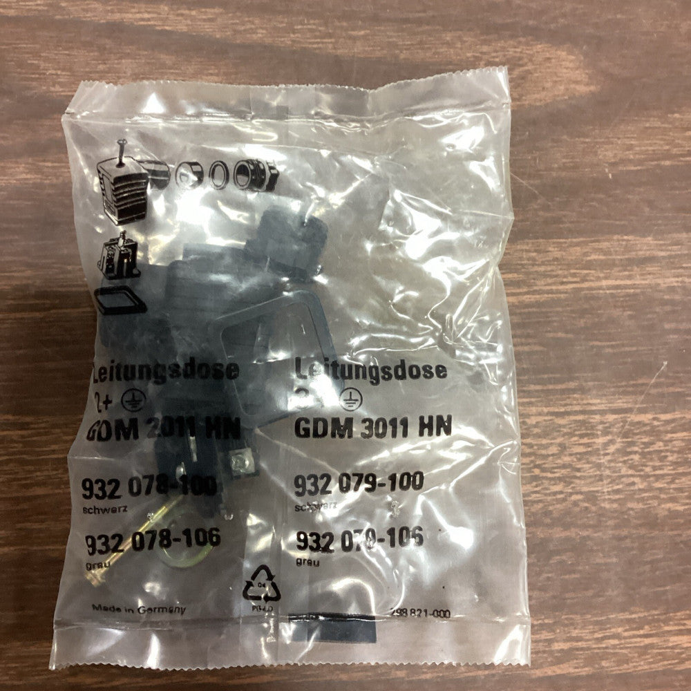 Leitungsdose GDM 2011 HN / 932-078-100 Solenoid Plug 2+ Ground