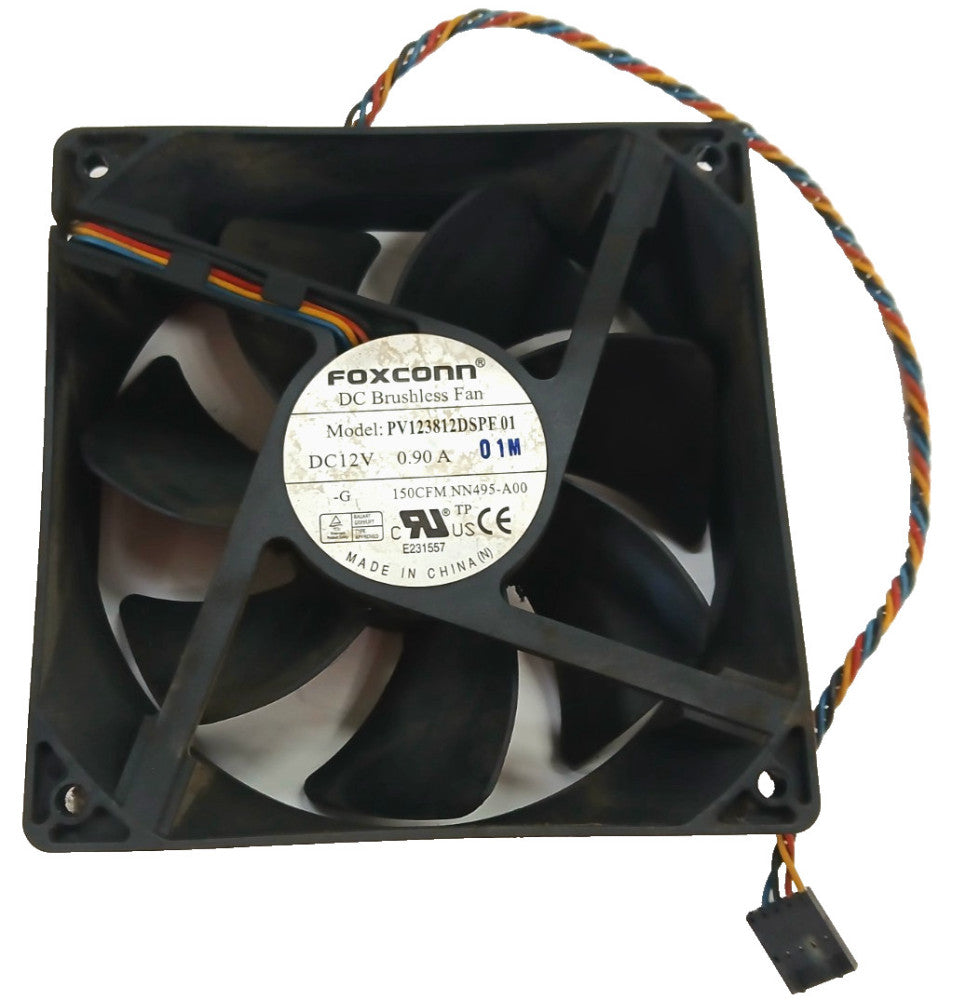 FOXCONN BRUSHLESS FAN PV123812DSPF 120MM X 38 MM CASE FAN DC 12V 0.90A