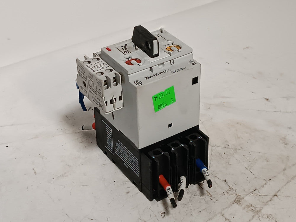 Moeller ZM-1,6-PKZ2 Motor Protector Module with AGM-2-11-PKZ2 Trip Indictor