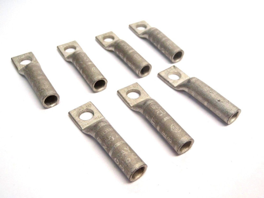 Burndy N40 4STR 346 or 8 Gray Die Terminal Lugs LOT OF 7