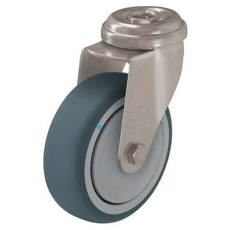 Zoro Select Lra-Tpa 75Kf Kingpin Swivel Caster,Thrm Rubber,3 In.,165 Lb.