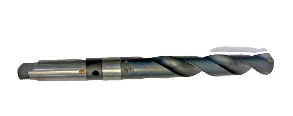 MIST JET, #4 MORSE TAPER SHANK DRILL BIT, SPIRAL 2 FLUTE, OAL 11-3/4"