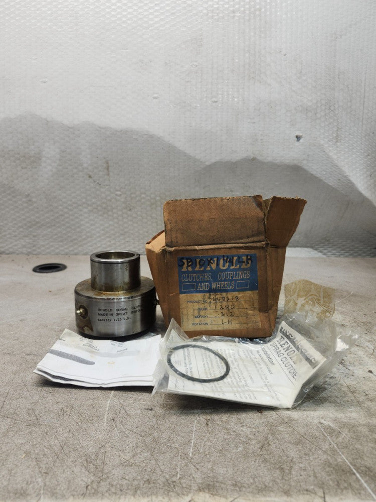NEW IN BOX RENOLD SPRAG CLUTCH 648218/ 1.25 L.H.