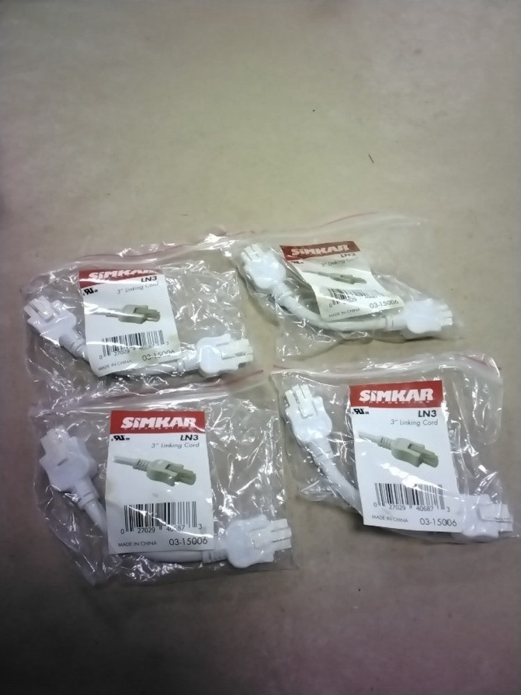 SIMKAR 03-15006 3" LINKING CORD LN3, BOX OF 4