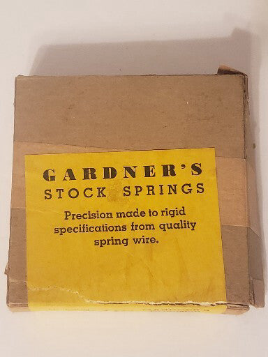 GARDNER V11C 4" ZINC PLATED EXTENSION SPRINGS - BOX OF 6 TOTAL SPRINGS (NEW)