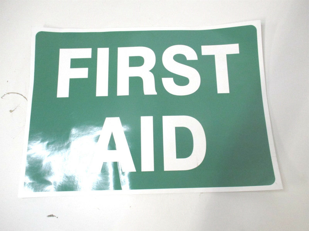 Accuform (219088-10X14S) 10 in x 14 in Vinyl First Aid Safety Sign