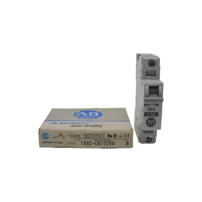 ALLEN BRADLEY 1492-CB1G250 SER. B 277VAC 25A (GY/BL) NSMP
