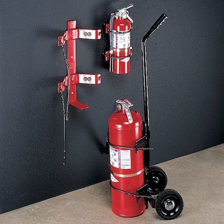 Amerex 860 Fire Extinguisher Bracket, Strap Bracket, Steel, For Tank Weight 5 Lb