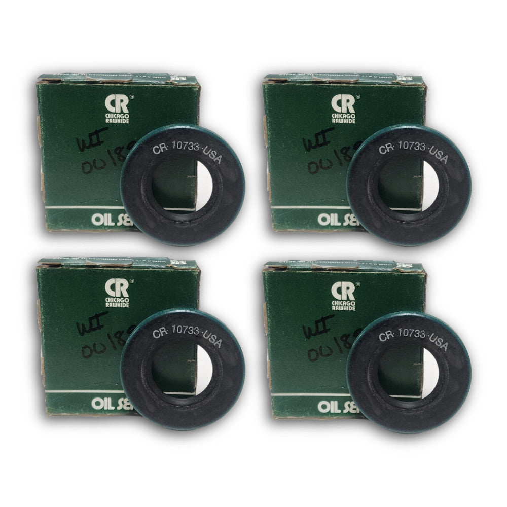 CR OIL SEALS 10733 (LOT OF 4) 1.063" SHAFT DIA 1.983" OD 0.250" WIDTH CRW1 NBR