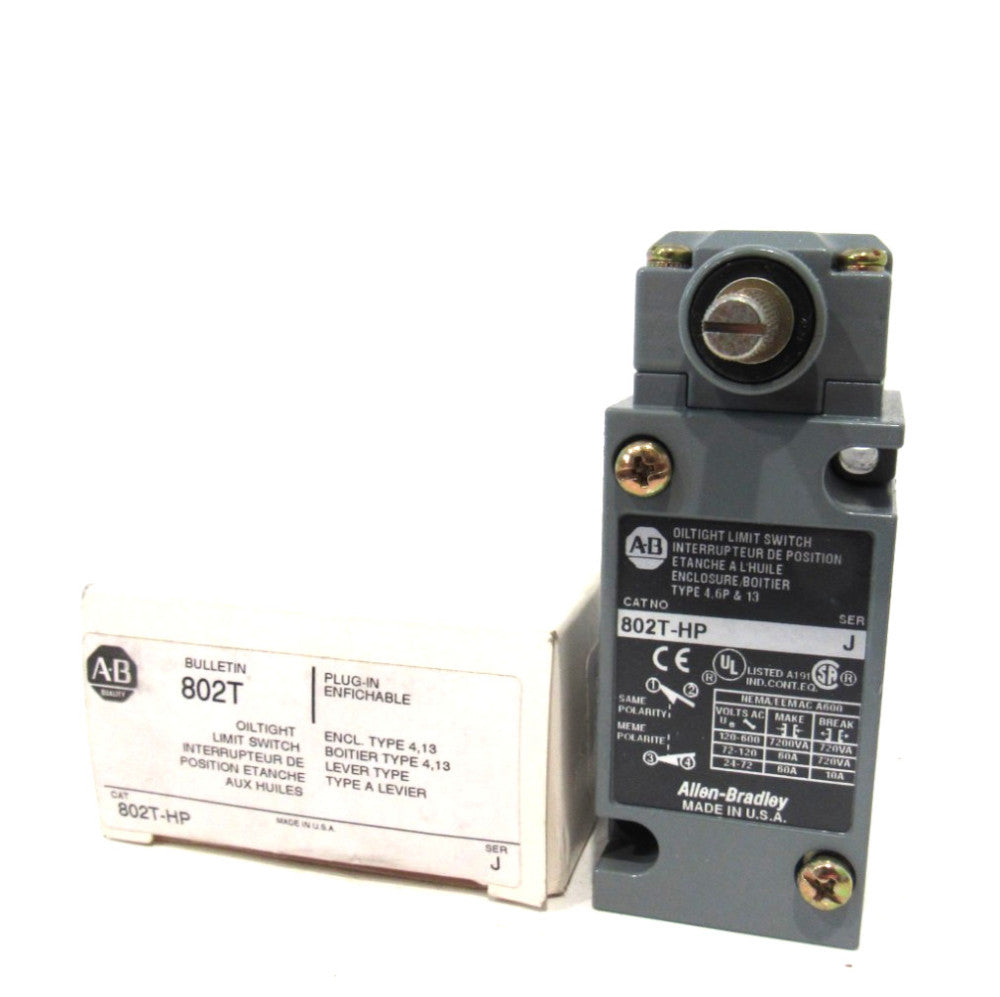 ALLEN BRADLEY 802T-HP LIMIT SWITCH 802THP NEW SURPLUS