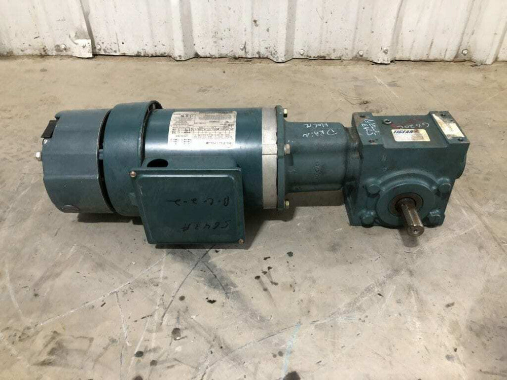 Dodge Tigear 2 20S15R Gear Drive/Speed Reducer w/ Brake 15:1 / 1HP 1725RPM 3PH